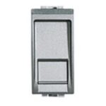 BTICINO - Connecteur RJ 11 Light Tech type K10 pour téléphone - fiche 2841/2 - 1 module - NT4258/11N