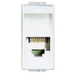 BTICINO - Connecteur RJ 11 Light type K10 pour téléphone - fiche 2841/2 - 1 module - N4258/11N