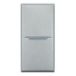 BTICINO - Interrupteur inverseur Axolute - 1P - 250V - 16A - gris clair - 1 module - HC4004