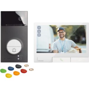 BTICINO - Kit Linea 3000 noir et Classe 300X couleur blanche - 363942