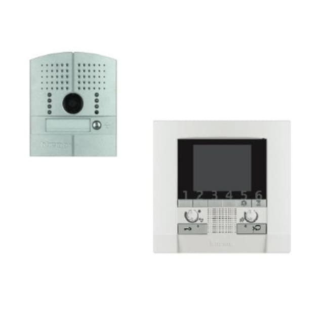 BTICINO - Kit video couleur Linea metal enc.1BP - 368811 BTICINO - Kit video couleur Linea metal enc.1BP - 368811