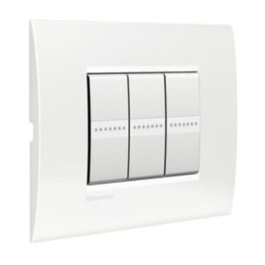 BTICINO - L-Plaque Air 3 mod blanc pure - LNC4803BN