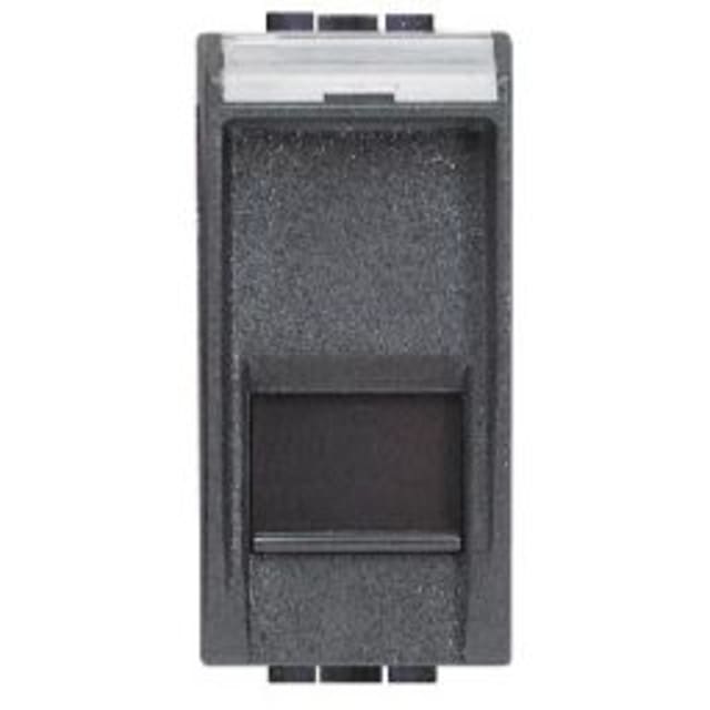 BTICINO - LL RJ45 Cat6 FTP 1 mod Anthracite-Toolless-BT2 - L4279C6F