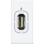 BTICINO - LL alim. USB 750mA 1 mod blanc - N4285C