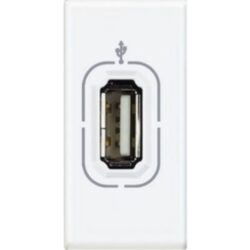 BTICINO - LL alim. USB 750mA 1 mod blanc - N4285C