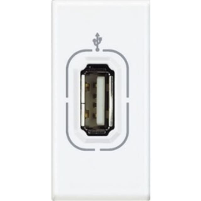 BTICINO - LL alim. USB 750mA 1 mod blanc - N4285C BTICINO - LL alim. USB 750mA 1 mod blanc - N4285C