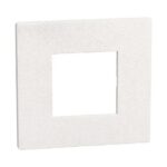 BTICINO - LightN plaque 2 mod blanc fiber - YA4802WV