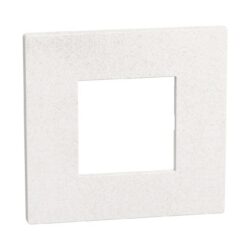 BTICINO - LightN plaque 2 mod blanc fiber - YA4802WV