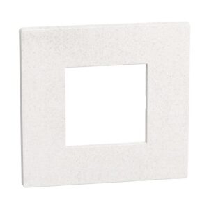 BTICINO - LightN plaque 2 mod blanc fiber - YA4802WV