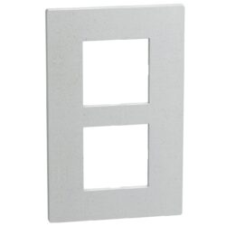 BTICINO - LightN plaque 2x2 mod 57mm blanc fiber - YA4832M2WV