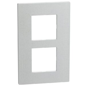 BTICINO - LightN plaque 2x2 mod 57mm blanc fiber - YA4832M2WV