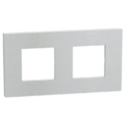 BTICINO - LightN plaque 2x2 mod 71mm blanc fiber - YA4802M2WV