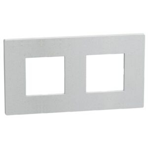 BTICINO - LightN plaque 2x2 mod 71mm blanc fiber - YA4802M2WV