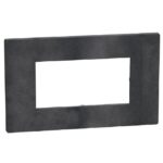 BTICINO - LightN plaque 4 mod noir grey - YA4804DS