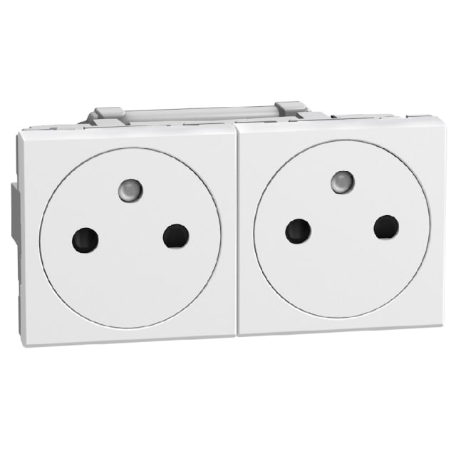 BTICINO - LightN prise 2x2P+T affl. préc 4 mod - blanc - YW4142M2AF BTICINO - LightN prise 2x2P+T affl. préc 4 mod - blanc - YW4142M2AF