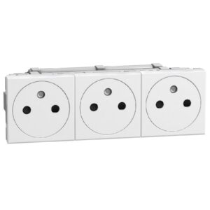 BTICINO - LightN prise 3x2P+T affl. préc 6 mod - blanc - YW4142M3AF