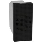BTICINO - LightN sonnette 12V 1 mod - noir - YD4351V12