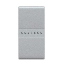 BTICINO - LivingLight - Interrupteur 2 directions axial 16AX 250V 1 mod. bornes auto Tec - NT4053A