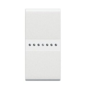 BTICINO - LivingLight - Interrupteur 2 directions axial 16AX 250V 1 mod. bornes auto bla - N4053A