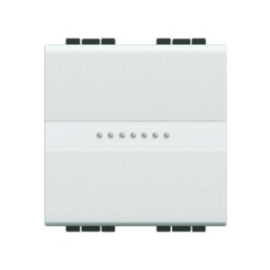 BTICINO - LivingLight - Interrupteur 2 directions axial 16AX 250V 2 mod. bornes auto bla - N4053M2A
