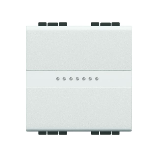 BTICINO - LivingLight - Interrupteur unipolaire axial 16AX 250V 2 mod. bornes auto blanc - N4051M2A BTICINO - LivingLight - Interrupteur unipolaire axial 16AX 250V 2 mod. bornes auto blanc - N4051M2A