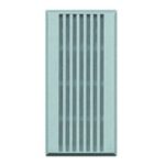 BTICINO - Ronfleur Axolute - 12 V - 5 VA - 74 dB - gris clair - 1 module - HC4356/12