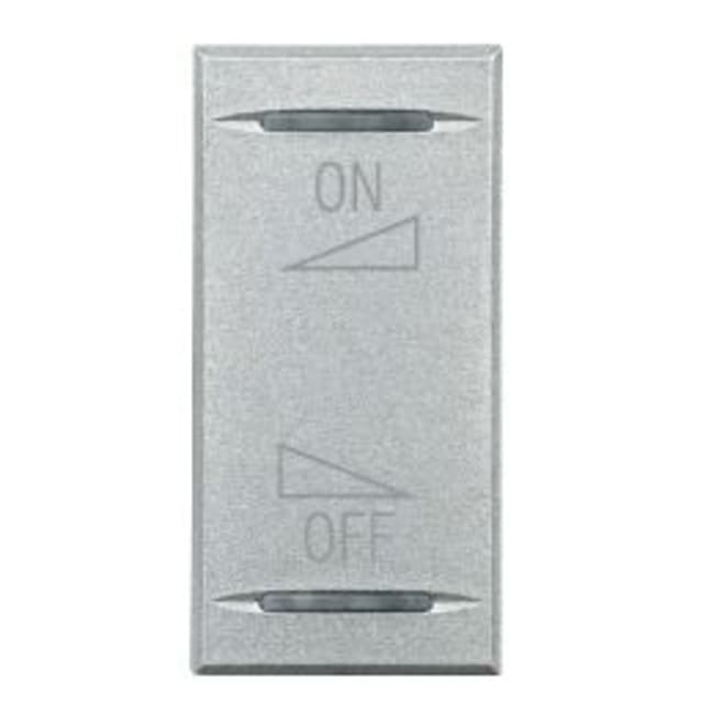BTICINO - Touche My Home pour Axolute - symbole ON-OFF réglage - gris clair - 1 module - HC4911AI BTICINO - Touche My Home pour Axolute - symbole ON-OFF réglage - gris clair - 1 module - HC4911AI