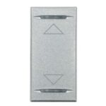 BTICINO - Touche My Home pour Axolute - symbole haut/bas - gris clair - 1 module - HC4911AH