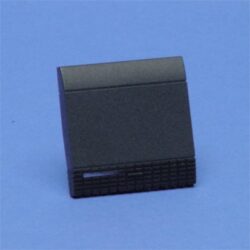 BTICINO - Touche poussoir Living - 2 modules - éclairable - noir - L4915/2