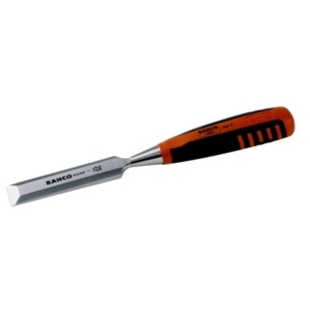 Ciseau à bois manche Bahco détail produit Ciseau à bois manche caoutchouc 25 mm, configuration visible
