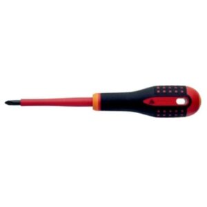 Détails visibles de Tournevis Phillips isolé 1000V PH1 x 80 mm pour Tournevis