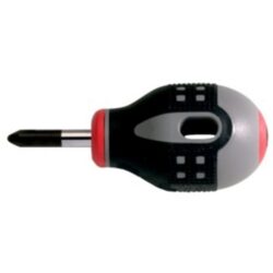 Détails visibles de Tournevis Phillips court ERGO PH1 x 25 mm pour Tournevis
