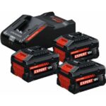 Bosch Professional - Batterie Starterset EXBA18V (3x EXBA 18V-80 + EXAL 18V-160) - 0615V0005R