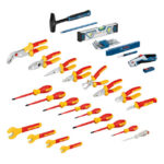 Détails visibles de Coffret outils électricien VDE avec mallette pour Outils spéciaux pour électricien