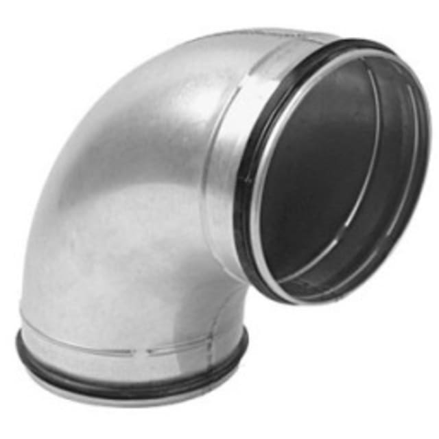 CODUME - Coude galvanisé double joint 90° Ø100mm - C90100DB CODUME - Coude galvanisé double joint 90° Ø100mm - C90100DB
