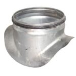 CODUME - Piquage galvanisé double joint Ø100 pour tuyau Ø100mm - PS100100DB
