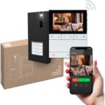 Comelit - ENKELVOUDIGE KIT MET QUADRA ZWART EN PEOPLE-HF WIFI