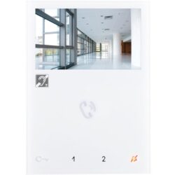 Détails visibles de Moniteur vidéo mains libres blanc SBTOP pour Moniteurs vidéophone