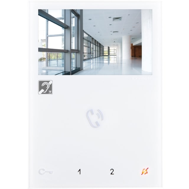 Comelit - Moniteur mini coul.mains libres et bm. blanc. système sbtop - 6721W/BM