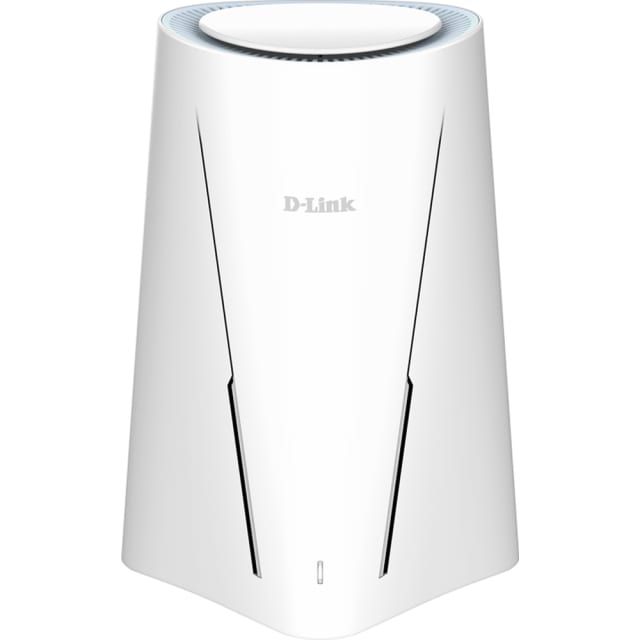 Routeur 5G NR Wi‑Fi D-LINK détail produit Routeur 5G NR Wi‑Fi 6, montage appareil mobile