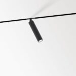 Détails visibles de Spot LED sur rail 48V noir dimmable 3000K SPL14 27312 pour Éclairage sur rail