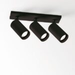 DELTA LIGHT - Spyco On 3 Hi spot apparent 1x35W GU10 noir - 414 353 30 B
