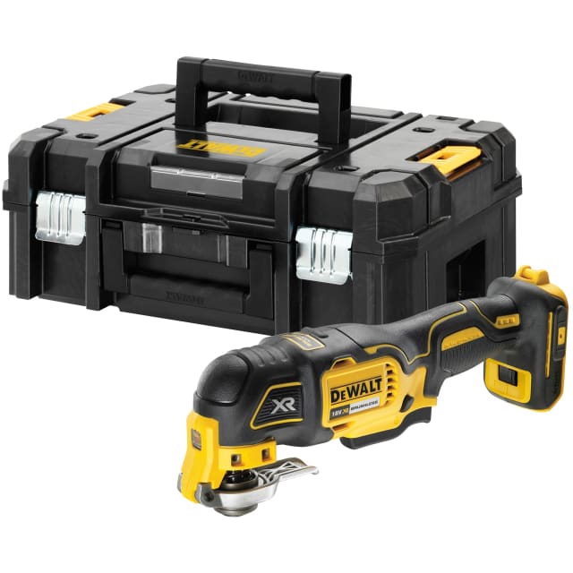 Dewalt - 18V XR Brushless Multi-tool avec 3 vitesses en coffret TSTAK (sans accu/chargeur - DCS356NT-XJ Dewalt - 18V XR Brushless Multi-tool avec 3 vitesses en coffret TSTAK (sans accu/chargeur - DCS356NT-XJ