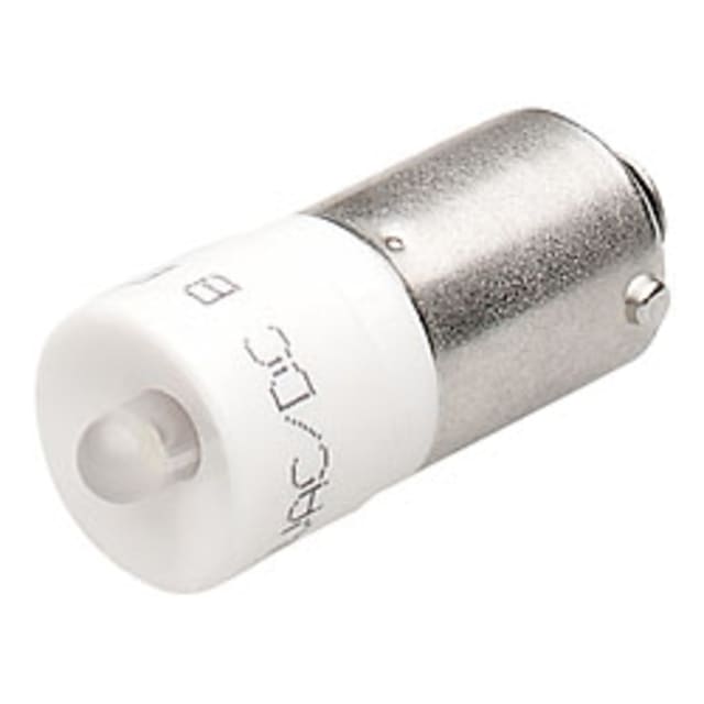 EAO - LED simple BA9s T10x25 blanche diffus 130VAC/5mA - 10-2H24.2059