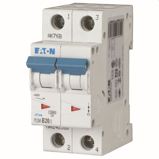 EATON - DISJ PLSM 2X20A 15KA CBE D - 242429