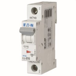 Détails visibles de Disjoncteur modulaire 16A 1 pôle courbe C 4,5 kA pour Disjoncteurs unipolaires,1P