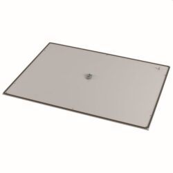 Plaque de fond aluminium 800x600 mm IP55, configuration visible