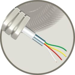 ELFLEX - Elflex tube précâblé 16mm gris + câble d'alarme AL 4X0