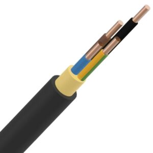 Détails visibles de Câble électrique EXVB XLPE/PVC 4G10 mm² 1 kV Eca pour Câbles de colonne EXVB