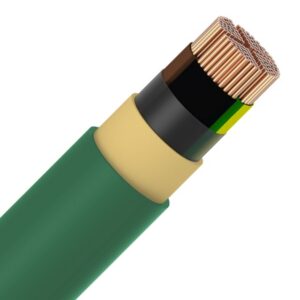 Détails visibles de Câble d'installation XLPE LS0H 1 kV vert 4G185 mm² pour Câbles sans halogène